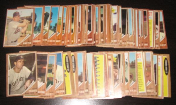 1962 Topps (102) Card Lot W/Frank Robinson