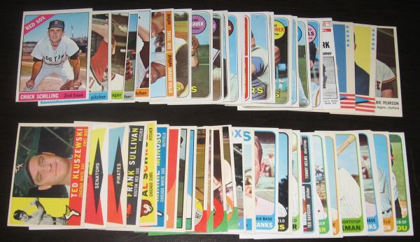 1960's Topps (57) Card Lot, Crease Free W/HOFers