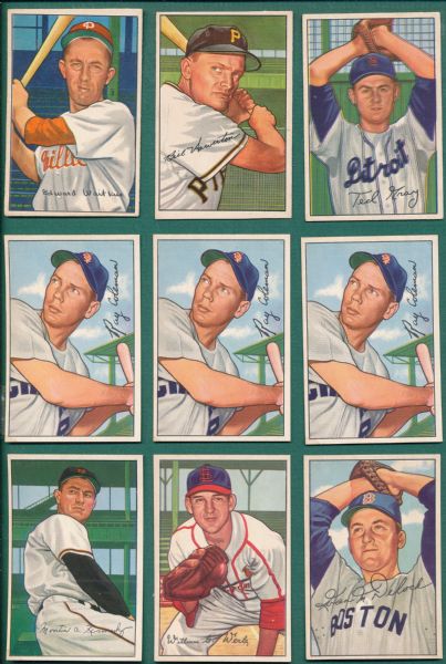 1952 Bowman (12) Card Lot W/Hi #s