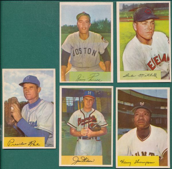 1950s Bowman (19) Card Lot W/Stengel