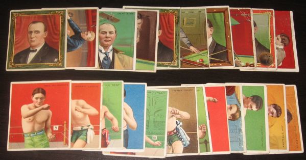 1910 T218 Mecca Cigarettes Lot of (39) W/Boxers