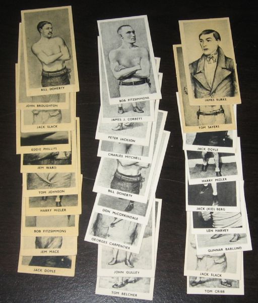 1939 Prize Fighters Knock Out Razor Blades Lot of (29)