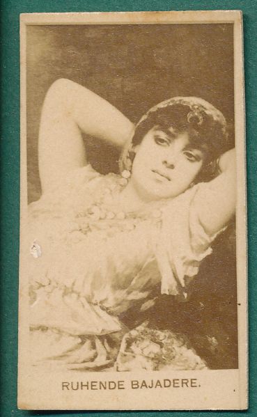 1884 N254 Actresses Lot of (18) Sweet Caporal Cigarettes W/Bajadere