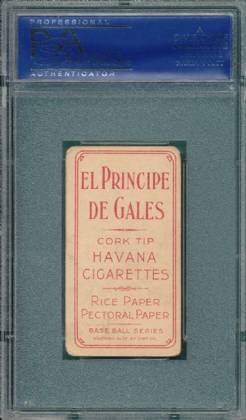 1909-1911 T206 Phillippe, El Principe De Gales Cigarettes PSA 3