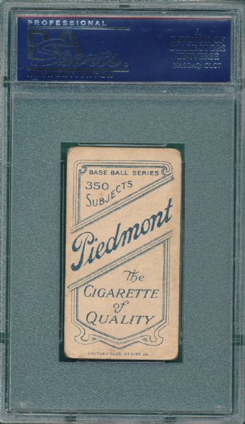 1909-1911 T206 Abstein, Piedmont Cigarettes PSA 2 (MC) *Double Name*