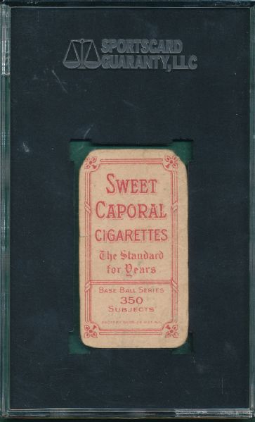 1909-1911 T206 Young, Cy, Bare Hand Sweet Caporal Cigarettes SGC 10