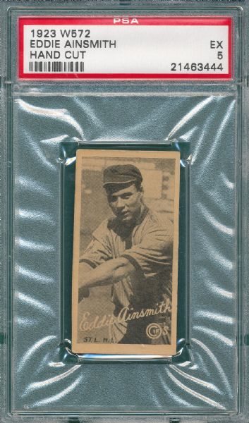 1923 W572 Eddie Ainsmith PSA 5