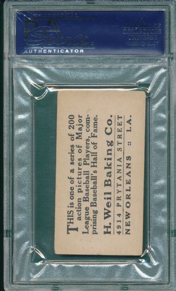 1916 D329 #99 John Lavan Weil Baking PSA 2