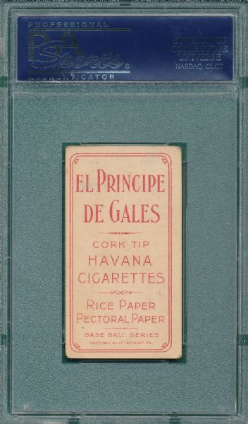 1909-1911 T206 Brashear, El Principe De Gales Cigarettes PSA 3