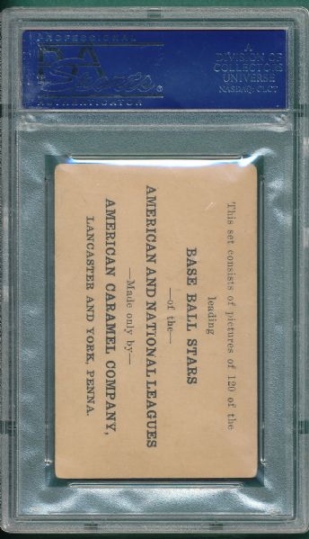 1922 E121 Kid Gleason American Caramel, PSA 1