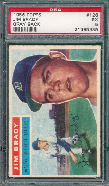 1956 Topps (4) Card Lot PSA