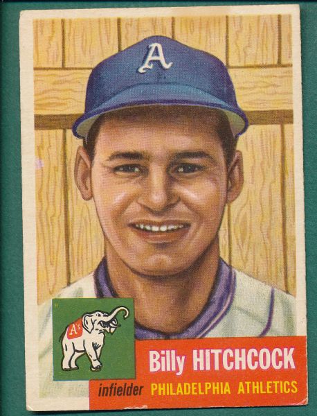 1953 Topps (22) Card Lot W/Hitchcock