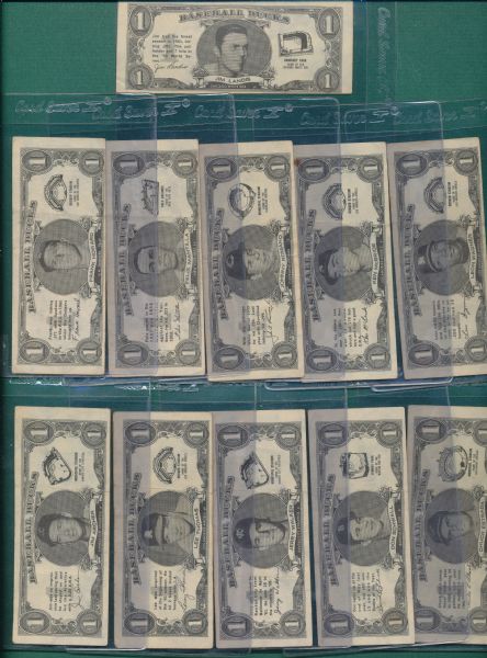 1962 Topps Baseball Bucks Lot of (22) W/Wynne