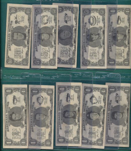 1962 Topps Baseball Bucks Lot of (22) W/Wynne