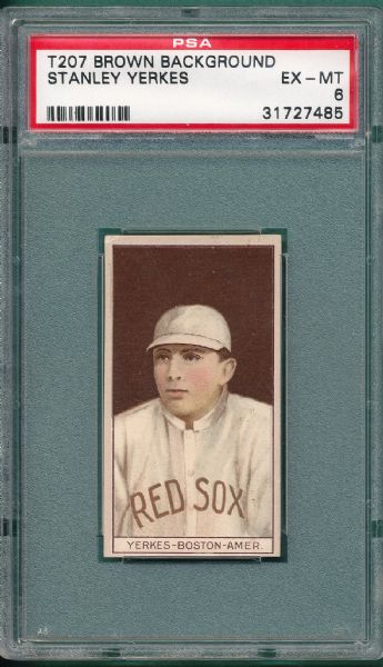 1912 T207 Yerkes Recruit Little Cigars PSA 6