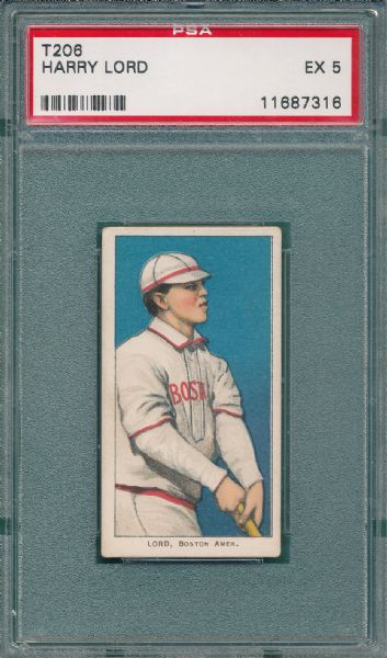 1909-1911 T206 Lord Piedmont Cigarettes PSA 5