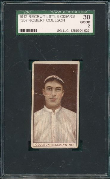 1912 T207 Coulson Recruit Little Cigars SGC 30