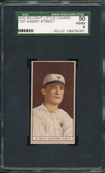 1912 T207 Street Recruit Little Cigars SGC 50