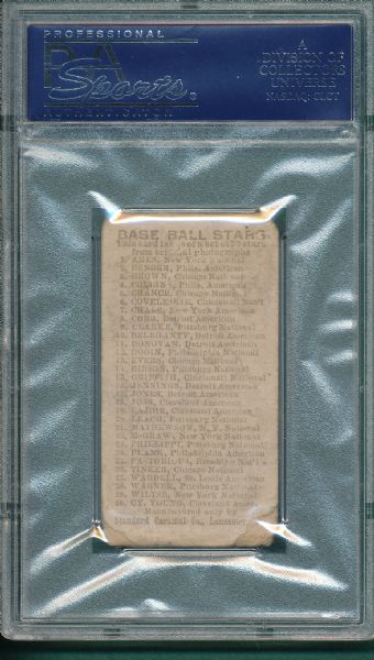 1909 E93 Evers Standard Caramel PSA 1