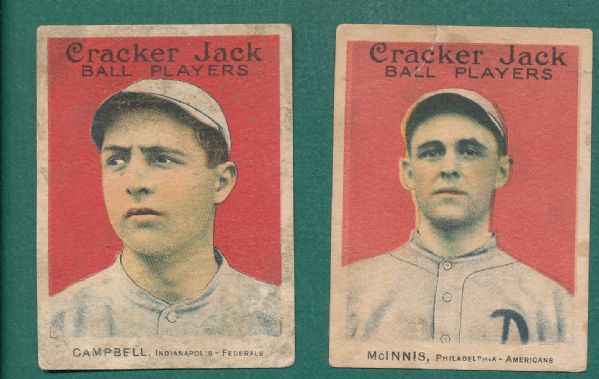 1915 Cracker Jack #10 & #168 Lot of (2)