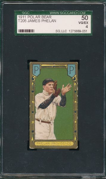 1911 T205 Phelan Polar Bear Tobacco SGC 50