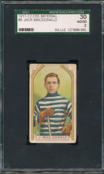 1911-12 C55 #08 Jack MacDonald Imperial Tobacco SGC 30