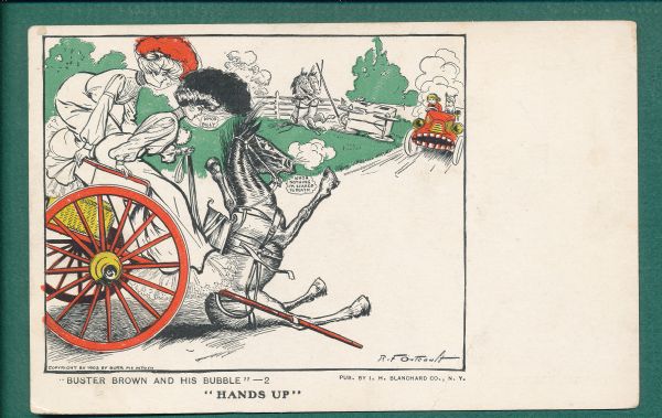 1900s Buster Brown and His Bubble, PCs Lot of (5) 