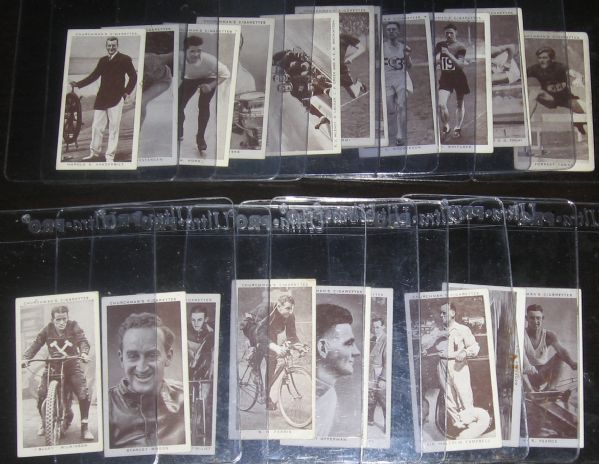 1934 Kings of Speed Complete Set (50) W/Jesse Owens