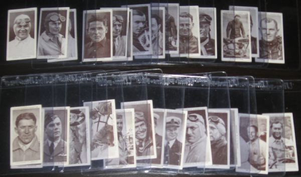 1934 Kings of Speed Complete Set (50) W/Jesse Owens