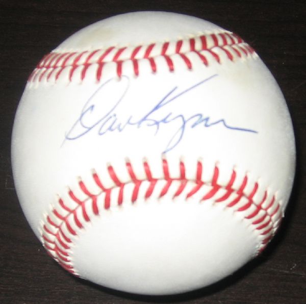 Dave Kingman Autographed Baseball 