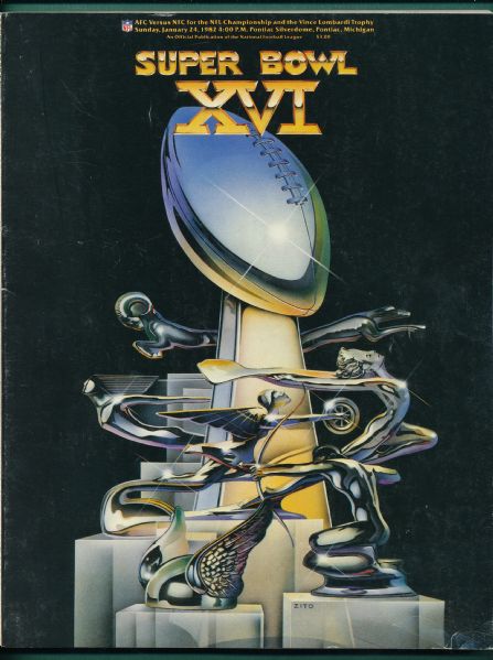 Superbowl Programs Lot of (6) W/Media Guide