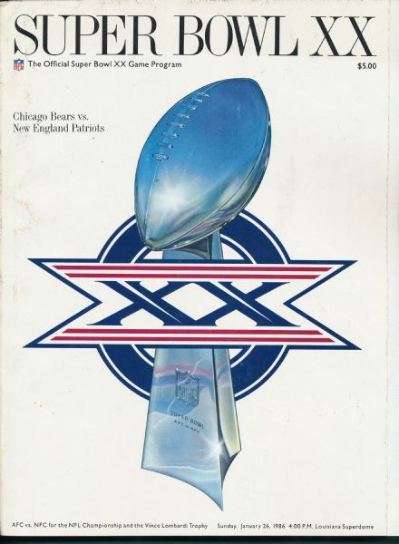 Superbowl Programs Lot of (6) W/Media Guide