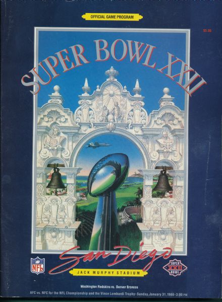 Superbowl Programs Lot of (6) W/Media Guide