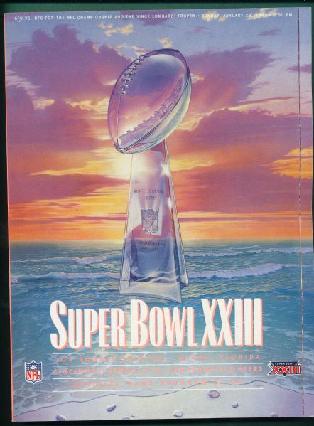 Superbowl Programs Lot of (6) W/Media Guide