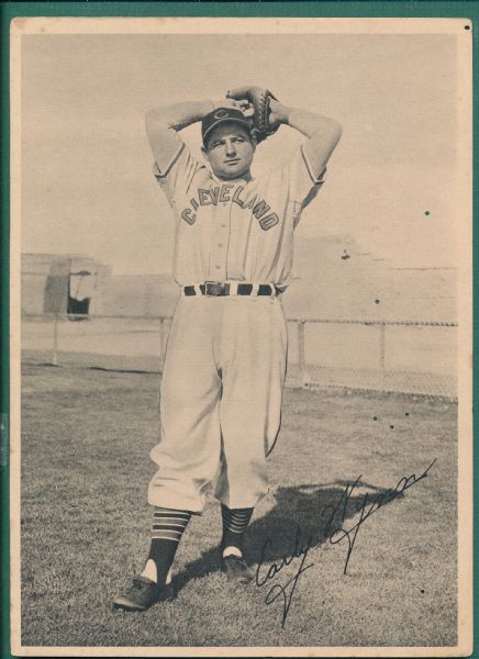 1950 Cleveland Indians Picture Pack Lot of (3) HOFers