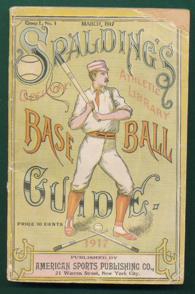 1917 Spaulding Baseball Guide