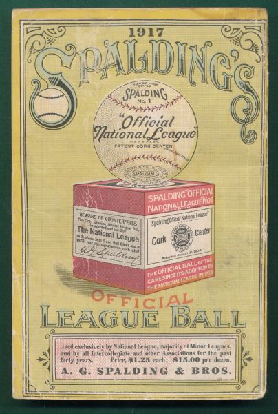 1917 Spaulding Baseball Guide