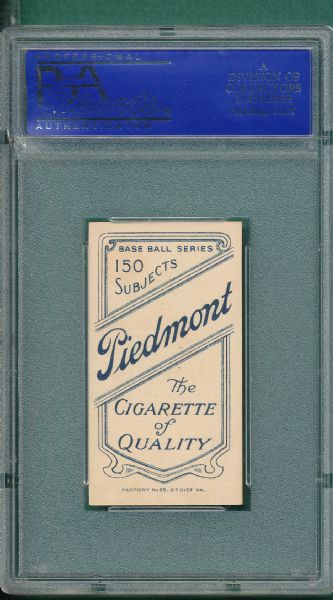 1909-1911 T206 Ewing, Piedmont Cigarettes PSA 5