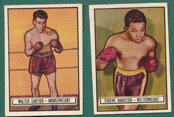 1951 Topps Ringside Boxing Lot of (8)