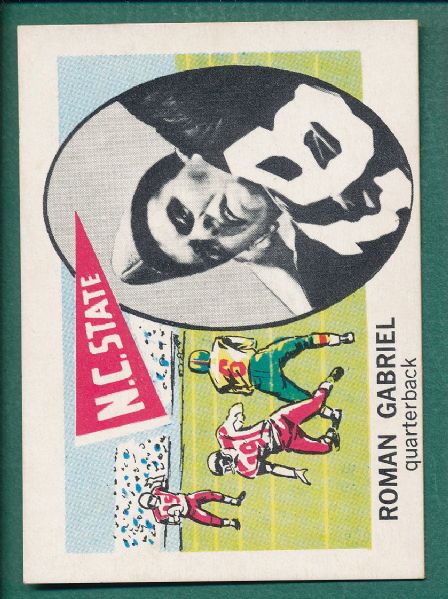 1961 Nu-Card FB Lot of (9) W/Roman Gabriel