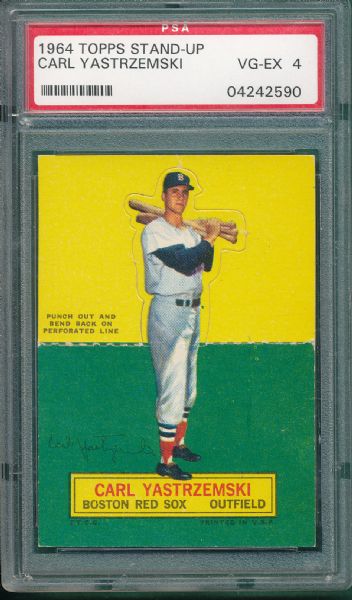 1964 Topps Stand-Up Carl Yastrzemski PSA 4 *SP*