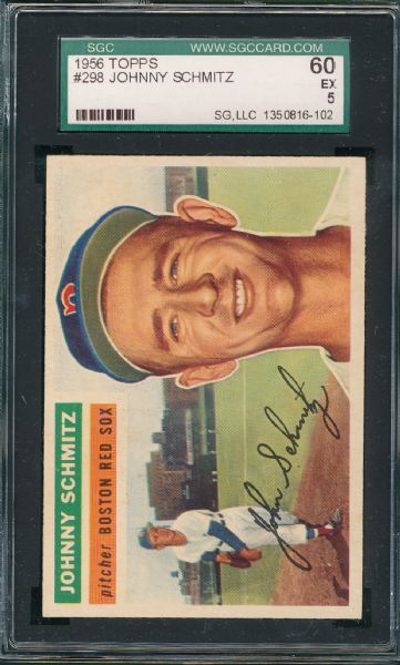 1956 Topps (4) Card Lot SGC