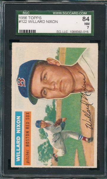 1956 Topps #119 Larry Jackson, SGC 84 *Gray Back*