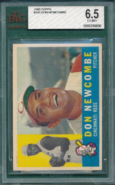 1960 Topps (3) Card Lot BVG W/Frank Howard, Rookie