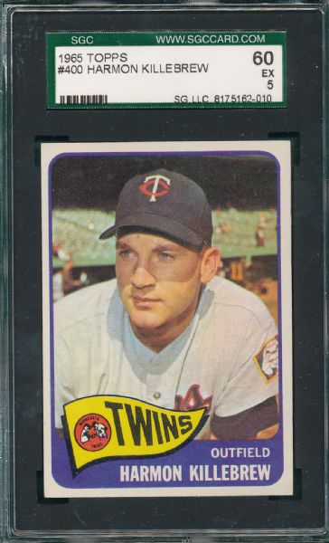 1964-66 Topps (4) Card Harmon Killebrew Lot *All Graded EX*