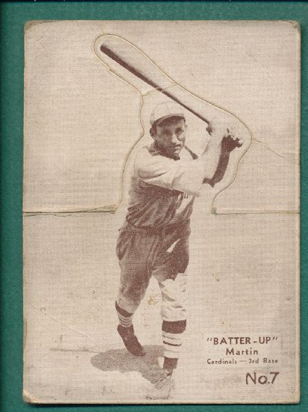 1934 Batter-Up (6) Card Lot W/ Martin