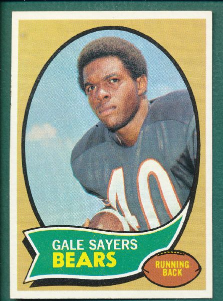 1970 Topps FB Lot of (350) W/ Gale Sayers