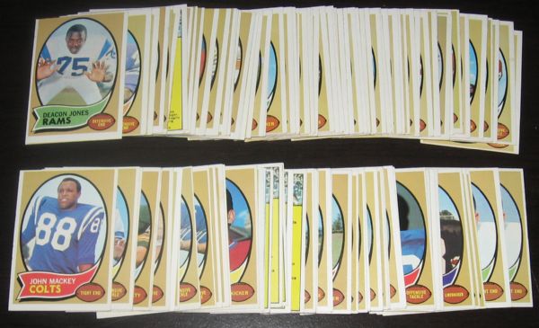 1970 Topps FB Lot of (350) W/ Gale Sayers