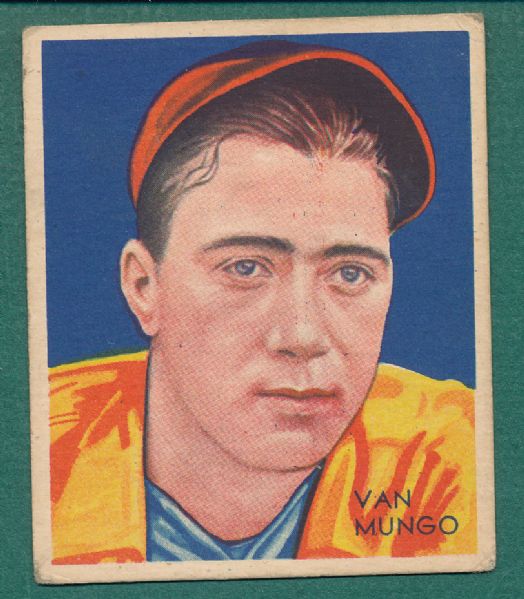 1934-36 Diamond Stars #102 Van Lingle Mungo *High Number*