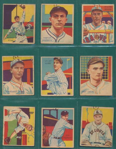 1934-36 Diamond Stars Lot of (12) W/ Rolfe, Lyons & Martin